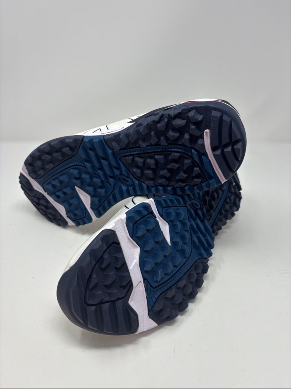 ASICS | ortholite flytefoam White, Navy & Red Lace Running Sneakers 11.5 - Picture 6 of 7